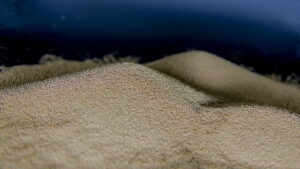 ทรายไร้ฝุ่น 46# สำหรับงานพ่นทรายกระจก